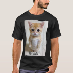 El Gato Meme Sad Crying Cat Munchkin Kitty Meme T-Shirt