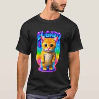 El Gato Meme Sad Crying Cat Munchkin Kitty Meme Tr T-Shirt