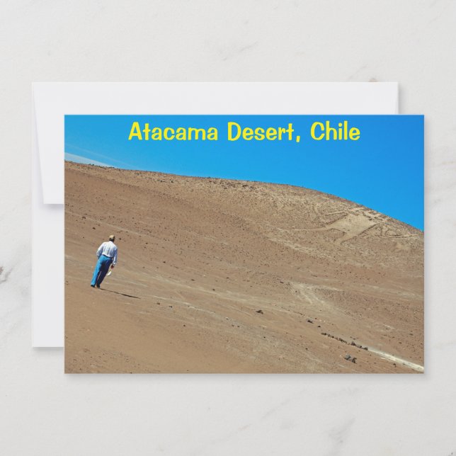 El Gigante geoglyph, Chile card (Front)