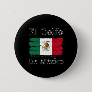 El Golfo De Mexico Dolphin 2 Inch Round Button