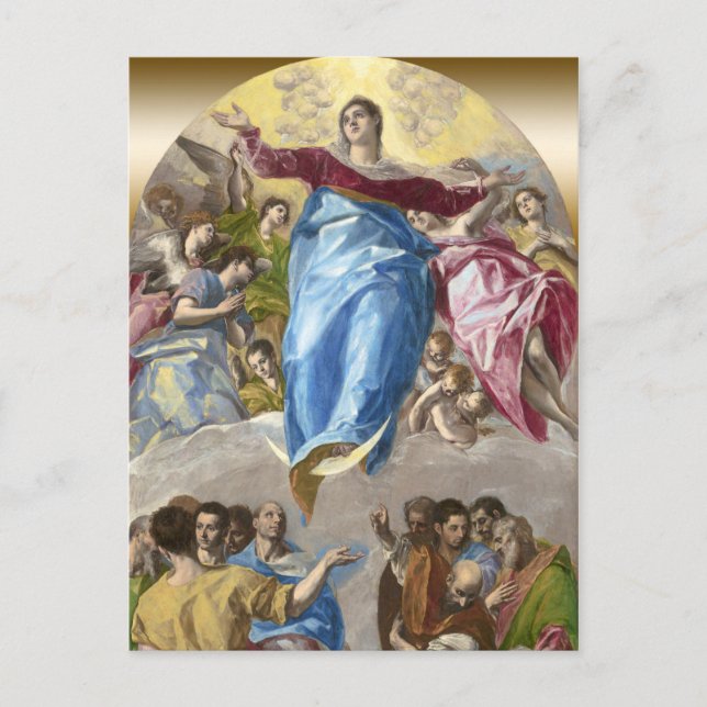 El Greco Assumption of the Virgin Altar Postcard (Front)
