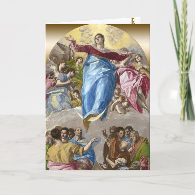 El Greco Assumption of the Virgin Artwork Card (Front)