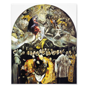 El Greco Burial of the Count of Orgaz Print