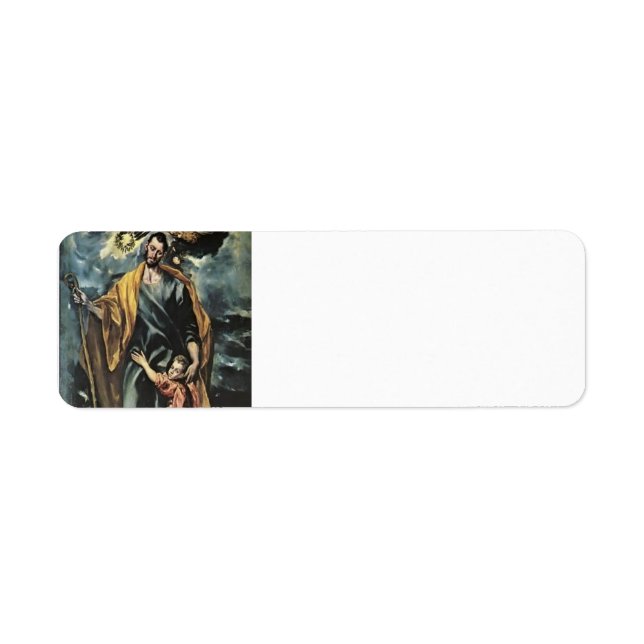 El Greco - Saint Joseph et le Christ enfant (Devant)