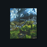 El Greco View of Toledo Canvas Wrap Print<br><div class="desc">El Greco View of Toledo canvas wrap. Oil painting on canvas circa 1599. This is one of the only two remaining landscapes of the Spanish artist El Greco. A pioneering work, View of Toledo represents one of the first non-peopled cityscapes painted in Spain. The enchanting sky with its shifting clouds...</div>