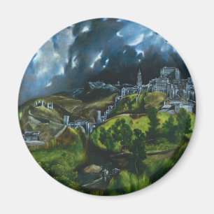 El Greco View of Toledo Magnet