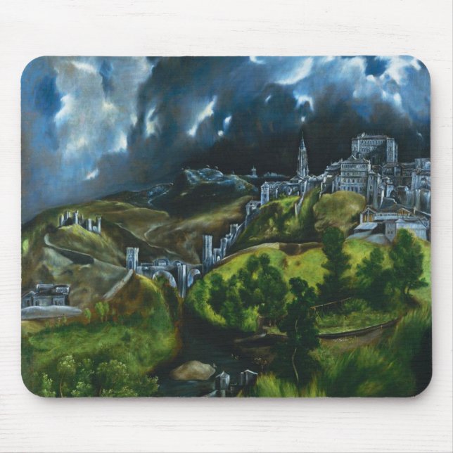 El Greco View of Toledo Mouse Pad (Front)