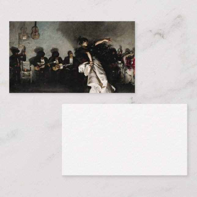 El Jaleo, 1882 by John Singer Sargent Business Card (Front/Back)