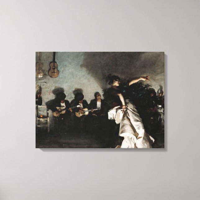 El Jaleo, 1882 by John Singer Sargent Canvas Print (Front)