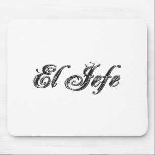 El Jefe logo Estilo Style Mouse Pad