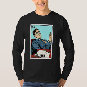 El Jefe Shirt Men Mexican Lottery Dia De Los Muert