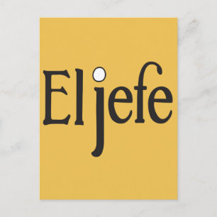 El jefe "The Boss" Postcard