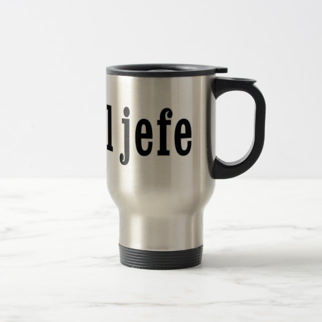 El jefe "The Boss" Travel Mug (Right)