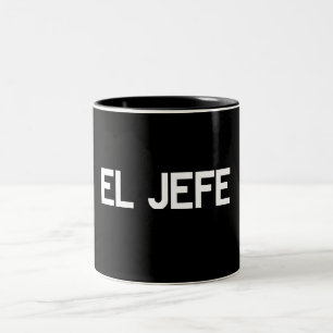 El Jefe Two-Tone Coffee Mug