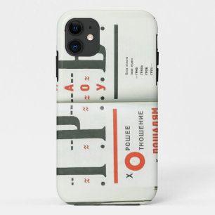 El Lissitzky- Illustration to 'For the voice' iPhone 11 Case