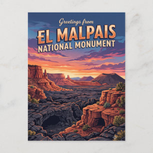 El Malpais National Monument New Mexico Postcard