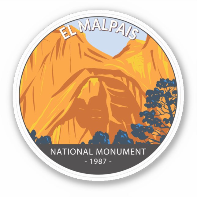 El Malpais National Monument New Mexico Vintage (Front)