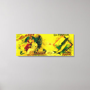 El Modelo Salmon Can LabelKarluk, AK Canvas Print