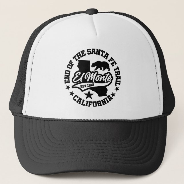 El Monte,California Trucker Hat (Front)