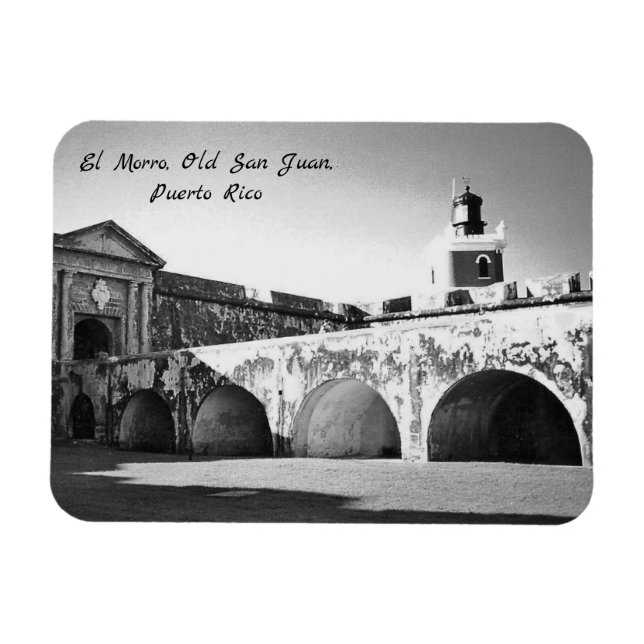 El Morro, Old San Juan, Puerto Rico Magnet (Horizontal)