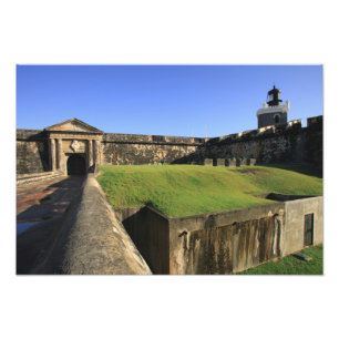 El Morro, San Felipe Castle, Drawbridge, front Photo Print