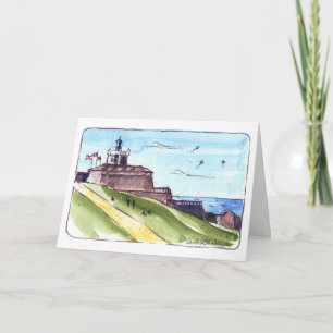 El Morro - San Juan, Porto Rico Carte Pliée