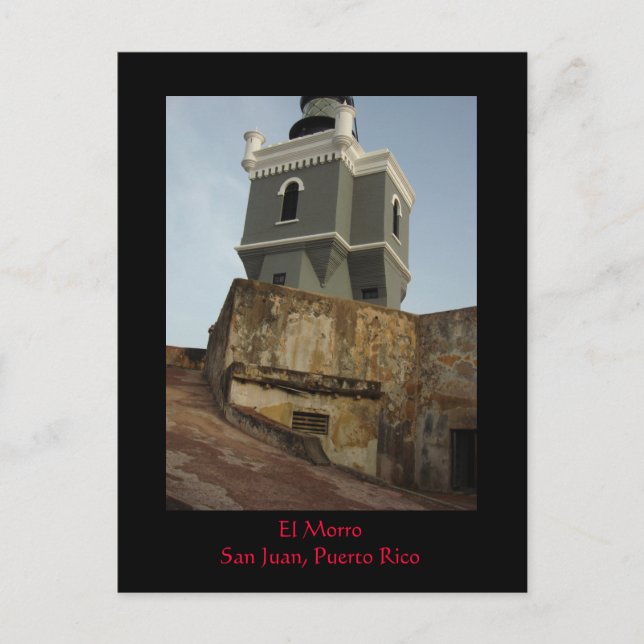 El Morro, San Juan, Puerto Rico Postcard (Front)