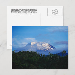 El Nevado del Tolima Colombia Travel Post Card
