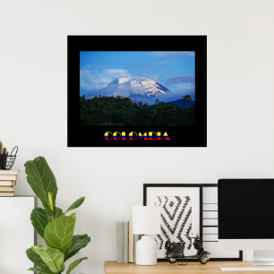 El Nevado del Tolima Colombie Affiche