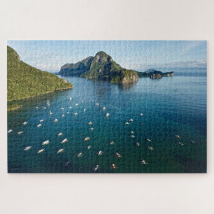 El Nido Palawan Island Philippines Aerial View Jigsaw Puzzle