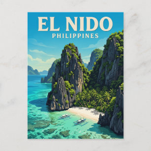 El Nido, Palawan Philippines Postcard