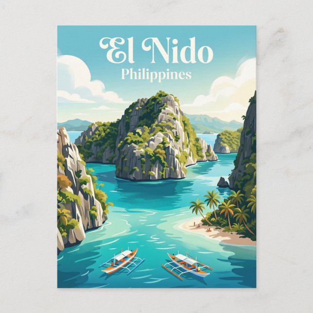 El Nido Philippines Postcard (Front)