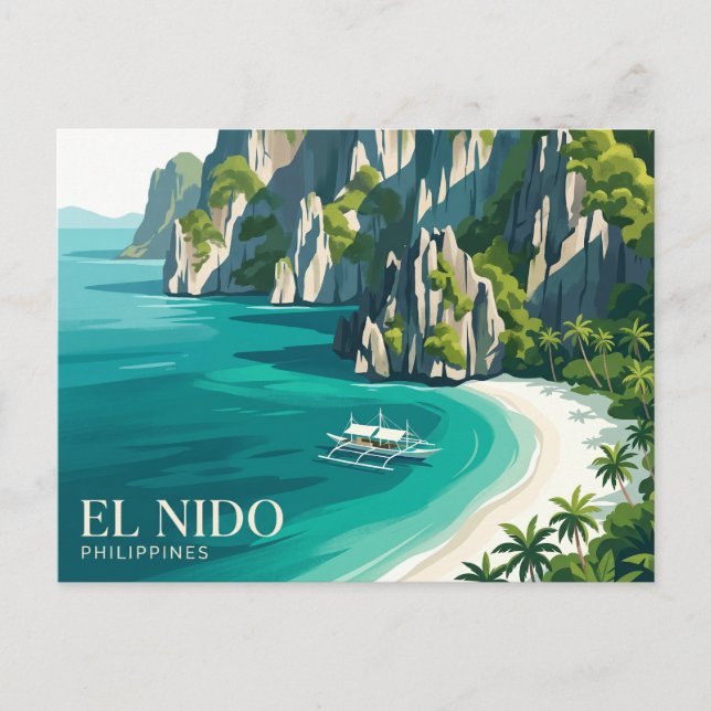El Nido Philippines Postcard (Front)