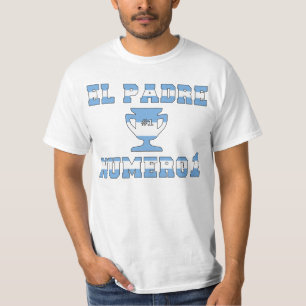 El Padre Número 1 - Number 1 Dad in Argentine T-Shirt