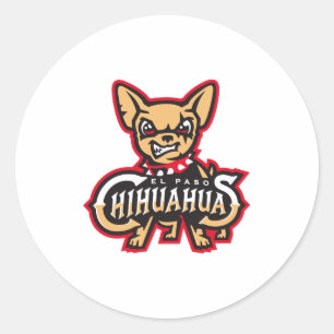 El Pas0 Chihuahuas Baseball Baseball T Shirt  Classic Round Sticker