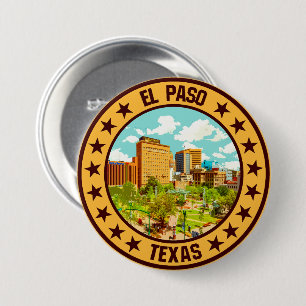 El Paso                                            3 Inch Round Button