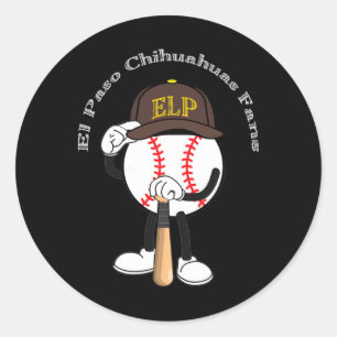 El Paso Chihuahuas_sd_milb_001  Classic Round Sticker