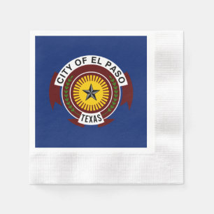 El Paso city flag Napkin