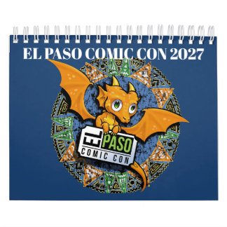 El Paso Comic Con 2026 Cosplay Pictures Calendar