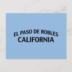 El Paso de Robles California Postcard