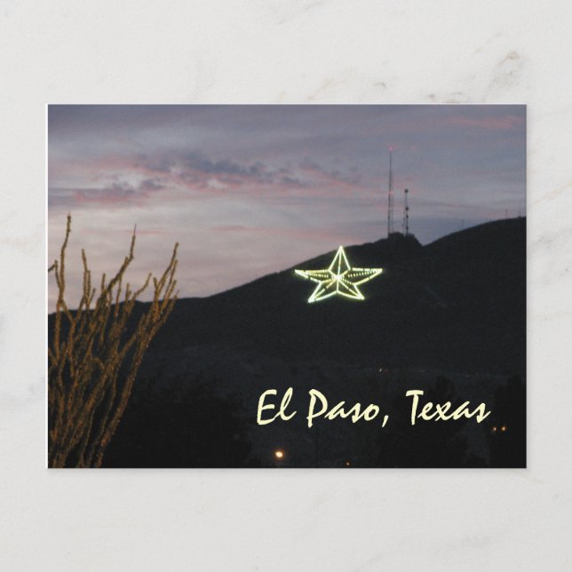 El Paso Star Postcard (Front)