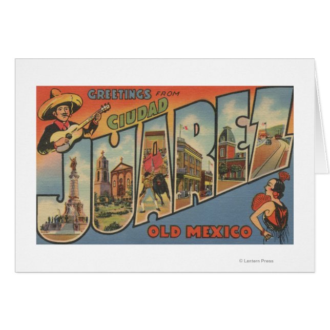 El Paso, Texas - Ciudad Juarez (Front Horizontal)