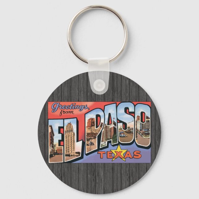 El Paso Texas Keychain (Front)