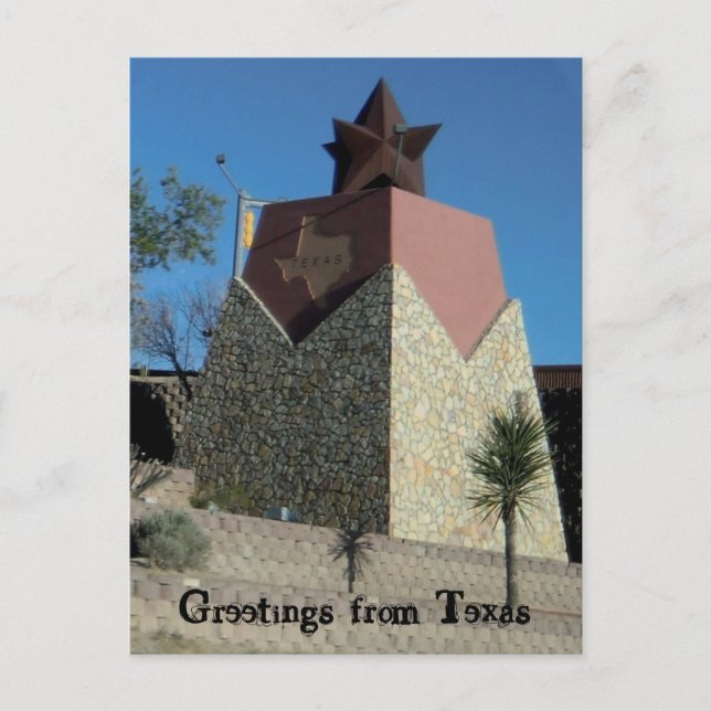 El Paso Texas Postcard (Front)