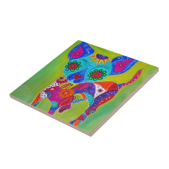 EL PERRO DOG  CHIHUAHUA TILE (Side)