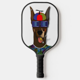 El Pinscher Does Carnaval  Pickleball Paddle