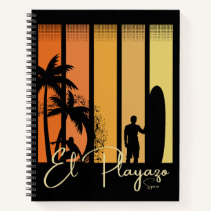 El Playazo Spain Surfing Beach Notebook