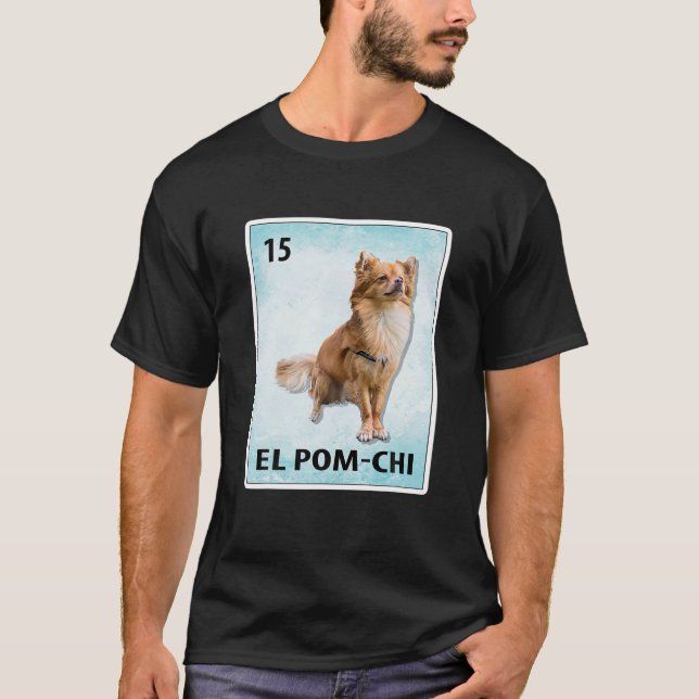 El Pom Chi Mexican Pom Chi Cards T Shirt (Front)