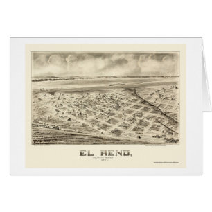EL Reno, carte panoramique d'OK - 1891