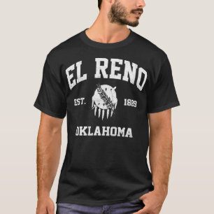 El Reno Oklahoma OK vintage State Athletic style T-Shirt
